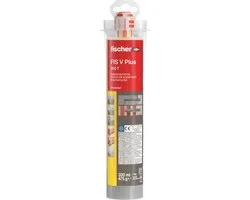 fischer Injectiemortel FIS V Plus 300 T - Universele 2-componenten mortel voor chemische verankering - inclusief twee mengtuiten