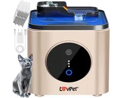 LOVPET® Drinkfontein Kat met Sensor - 3,5L Waterfontein met Filtersysteem Inclusief 3 Filters