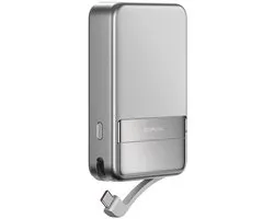 Batterie externe magnétique EcoFlow RAPID Qi2 10 000 mAh - Argent