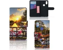 Book Case voor Xiaomi Mi Mix 2s Flip Cover Amsterdamse Grachten