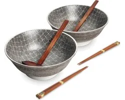 Edo Japan - Dasshu Ramenbowlset O/24,5CM|H9CM
