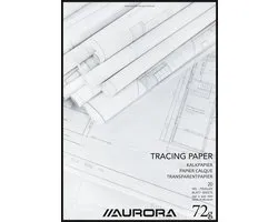 Aurora Overtrekpapier - Kalkpapier - Kopgelijmd - A3 - 72g - 20 vel