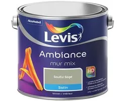 Levis - Ambiance Mur Satin Mix - Soulful Sage™ - 2,5 L - Couleur de l'année 2027