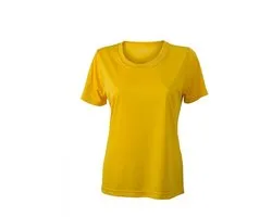 James and Nicholson Women / Ladies Active Tee (Jaune)