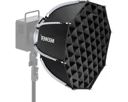 NEEWER Basics Achthoekige softbox met Bowens houder, 17,7 inch snelsluiting soft box verlichtingsset met rooster, compatibel met Aputure 150c Godox SL60w, voor FS300C FS150B HB80C CB200C Q6, NS62P
