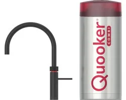 Quooker Combi + Fusion Rond Noir 3EN1