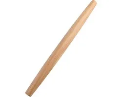 Bondoo Deegroller - Franse deegroller 45 cm - Rolstok - Deegroller antikleef - deeg roller - voor fondant, taart, koekjes, gebak, deeg - gladde afwerking - Deegroller Hout