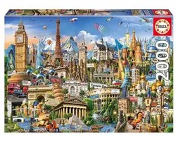 Educa - Puzzel - 2000 Stukjes - Europa - Legpuzzel