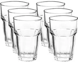 Bormioli Rocco Longdrinkglazen Rock Bar - 30x stuks - transparant - glas - 370 ml - drinkglazen/waterglazen