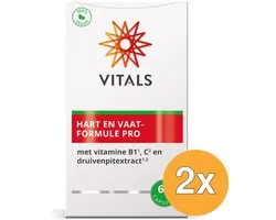 2x Vitals Hart & Vaatformule Pro Capsules (60 capsules)