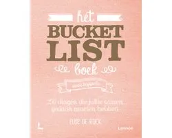 Het Bucketlist boek voor koppels