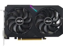 ASUS Dual NVIDIA GeForce RTX 3050 V2 OC Edition - Videokaart - 8GB - GDDR6 - PCIe 4.0 - 1x HDMI 2.1 - 1x DisplayPort 1.4 - 1x DVI-D