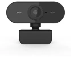 GELLDG Webcam Full HD 1080P - USB Webcam met Microfoon - 360° Draaibare Streaming Camera - Geschikt voor PC Laptop Linux Windows Mac OS - Kunststof Behuizing - Afmetingen 5x7cm