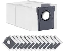 14 sacs d'aspirateur compatibles avec Dreame L10s Ultra Gen2/Gen3 L10s Pro Ultra Heat L40 Ultra AE L40s Pro Ultra X50 Ultra Complete - et pour Mova P50 Pro Ultra P70 Pro Ultra E30/Z60 Ultra - aspirateur