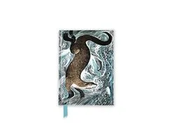 Flame Tree Pocket Notebooks- Angela Harding: Fishing Otter (Foiled Pocket Journal)