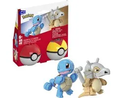 MEGA - Pokémon Squirtle en Cubone - Constructiespeelgoed - Speelfiguur
