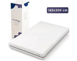 CozySense® Basic Matras 160x200 cm – Tweepersoons – CertiPUR-US® PU-schuim – OEKO-TEX® Afneembare Hoes – 13 cm Dik – Medium