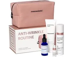Mesoestetic Anti-Wrinkle Routine Giftset-Mesoestetic Mousse éclaircissante-Mesoestetic Ha Densimatrix-Mesoestetic Age element crème anti-rides-Mesoestetic Age element concentré anti-rides