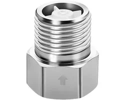 G1/2 Inch Female to Male Thread Check Valve, Stainless Steel Backflow Prevention Check Valve, One Way Pipe Fittings - ShopVlot