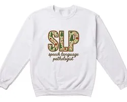 SLP Sweater – speech language pathologist – Kerst Outfit – Unisex Sweater voor Dames & Heren – Leuk Cadeau voor Therapeuten