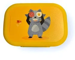 Lunchbox met clip Otter - 500ml - Broodtrommel met Kindveilige sluiting - Lunchbox voor kinderen - BPA-vrije Lunchtrommel - Groen