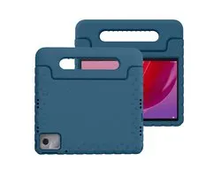 Étui pour tablette imoshion Enfants – Compatible avec la tablette Lenovo Tab M11 – Coque arrière antichoc avec poignée – Bleu foncé