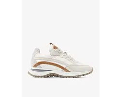 VIA VAI Usher Skye Sneakers dames - Leer,Su�de,Textiel - Beige