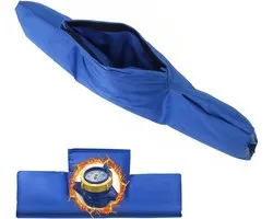 Couvercle isolant pour compteur d'eau - 55 x 25 cm - Protection antigel pour Robinets extérieurs - Isolation thermique - Protection hivernale - Blauw