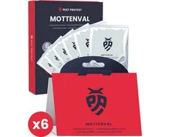 Pest Protest 6-Pack Mottenval – Feromoonval voor Voedselmotten – Voedselmottenval - Levensmiddelenmottenval - Monitoring & Vangst – Niet-toxisch