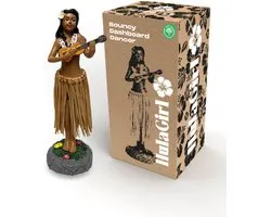 Devoted Hawaiian Hula Dashboard Girl – Dashboard Poppetje – Surf Cadeau - 16,5 cm