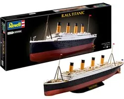 Revell Modelbouwpakket Schepen - 05497 Click System - R.M.S. Titanic - Ocean-Liner Olympic-klasse - Passagiersschip Plastic - 1:600 - Modelbouw
