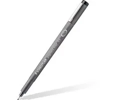 STAEDTLER - Artist Series - pigment liner - fineliner - zwart - 0,5 mm