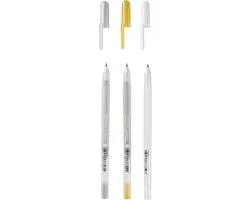 Sakura Gelly Roll Mixed Set 3 Goud Zilver Wit