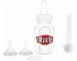 Pet feeding bottle set for puppies and kittens