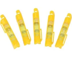 Gegoten Haken Bubble String Spirit Leveler, Hoge Precisie Pocket String Line Spirit Level, voor Metselen Tegelen Guttering Sanitair