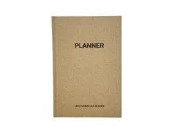 GRIP Beige - #1 Middelbare Schoolagenda - Dagelijkse & Maandelijkse Structuur, Motivatie & Studieplanning
