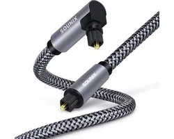Sounix Toslink Optische kabel - 2 meter - Digitale Optische Audio Kabel - toslink audio- Optische kabel