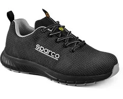 Sparco TRACTION Asan | Baskets de sécurité S3 | Léger et sportif | Noir / 48 | Chaussures de travail | BTB0018B0K13048