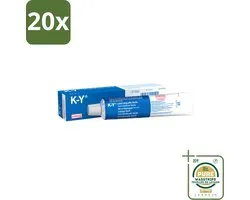 20 x K-Y Glijmiddel 82 gr - Grootverpakking - K-Y Bevochtigingsgel - Glijmiddel - Waterbasis - Bevochtigingsgel - Intiem Gebruik
