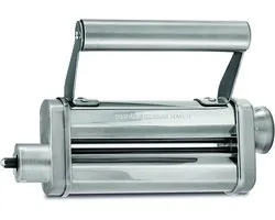 Pastamaker Rol met 9 Niveaus - Pastaroller Deegroller - Zelfgemaakte Pasta - Cromargan All-metal - 140mm Breedte - Zilverkleurig