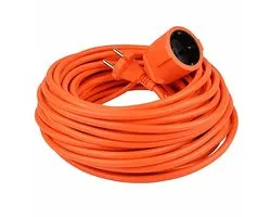 VBExtend VB 41082 - Verlengkabel - 10 meter - 2x1.5mm² - H05VV-F - Oranje