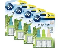 Ambi Pur Luchtverfrisser navulling 3Volution Ochtend Dauw 4 x 20 ml (2x2)