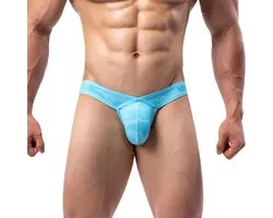 Heren Bikinislip met Voorgevormde Buidel Ademend Ondergoed Lage Taille