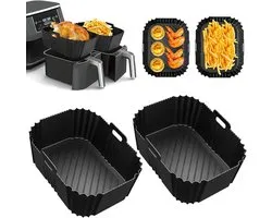 Accessoires en Silicone pour Airfryer Set de 2 - Adaptés aux Airfryers Ninja Dual Zone
