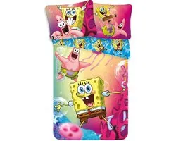 SpongeBob Squarepants Dekbedovertrek Fun - Eenpersoons - 140 x 200 / 70 x 90 cm - Katoen