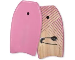 TIM® Bodyboard Kind - Skimboard - Bodyboard - Roze - 84cm x 48cm x 1cm