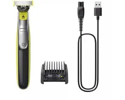 Philips QP2734/23, Rasoir à grille, Vert, Gris, Batterie, Lithium-Ion (Li-Ion), 60 min, 4 h