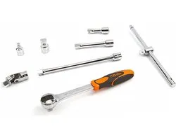 Cliquet 1/2" avec carré traversant, 72 dents 920/50