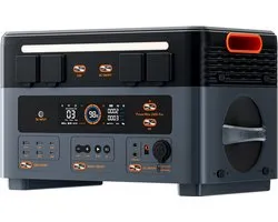 OSCAL PowerMax 2400 Pro Powerstation – Modulair en Afneembaar – Kabelvrij Stapelbaar – Draagbaar Energiestation – Voor Camping, Camper en Noodstroom