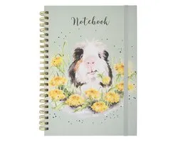 Notebook A4 - 'Dandy Day' Guinea Pig - Wrendale Designs - Notitieboek Cavia